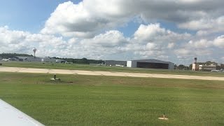 Flying  Landing Into Jacksonville Airport Florida USA on American Airlines [upl. by Olive577]