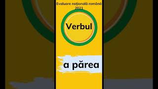 Verbul  a parea  copulativ sau predicativ Evaluare nationala 2021 romana [upl. by Baird]