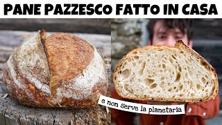 LA RICETTA DEL PANE FATTO IN CASA PIÙ BUONO E COMODO DA REALIZZARE – è facile e pieno di bolle  DZ [upl. by Tedmann]