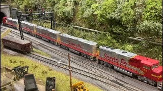 A visit to the snazzy jazzy West Island Model Railroad Open House 112623 [upl. by Carmon239]