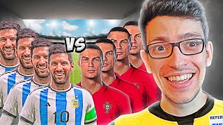 Enfrenté 11 MESSI vs 11 RONALDO en FIFA 23 [upl. by Minetta589]