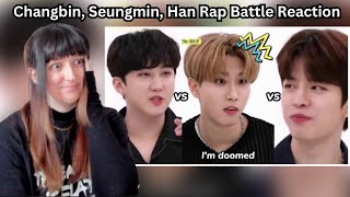 Stray Kids Changbin x Han x Seungmin Rap Battle Weekly Idol Reaction  SEUNGMIN BEST RAPPER [upl. by Eedya311]