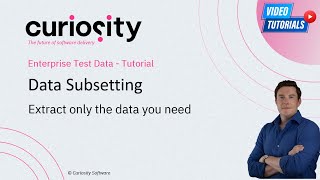 Data Subsetting Tutorial  Enterprise Test Data [upl. by Dasie705]