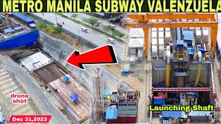 METRO MANILA SUBWAY UPDATE VALENZUELA STATION amp DEPOTDec 312023build3xbuild better more [upl. by Adora718]