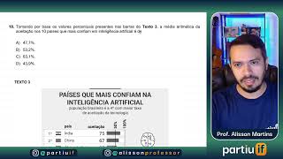 IFMA  2024  Matemática  Questão 18  Tomando por base os valores percentuais presentes nas barras [upl. by Anilem]