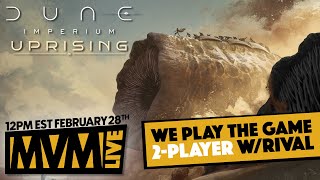 DUNE IMPERIUM UPRISING  We Play 2Player with a Rival LIVE [upl. by Baten]