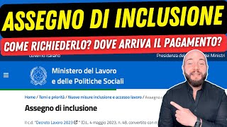 💶 ASSEGNO DI INCLUSIONE 2024 domanda e importi [upl. by Latsyrc489]