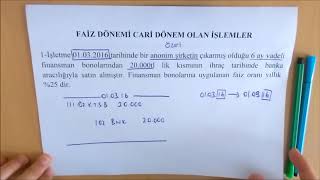 19MENKUL KIYMETLER  TAHVİL VE BONO İŞLEMLERİ [upl. by Crysta895]