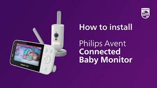 Ta i bruk din Philips Avent Babyvakt med apptilkobling [upl. by Primalia]