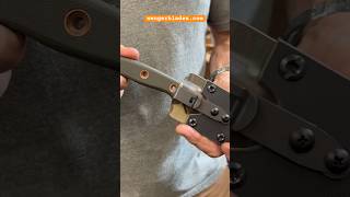 Knife Sheath ASMR americanmade wengerblades satisfying click [upl. by Kama]