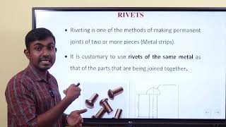 Rivets and Riveted joints  Part 1 [upl. by Hibbert280]