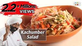 Kachumber Salad Recipe  कचुम्बर सलाद  Turban Tadka  FoodFood [upl. by Yerot560]