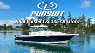 2004 Pursuit OS 385 Offshore  Luxury Fishing Boat [upl. by Ahsratal177]