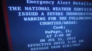 Severe Thunderstorm Warnings Weather RadioTV EAS 509510 [upl. by Etnoved749]