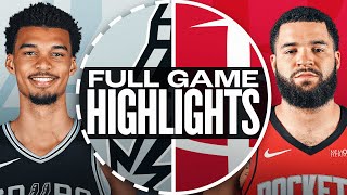 SPURS at ROCKETS  FULL GAME HIGHLIGHTS  November 6 2024 [upl. by Eelirol]