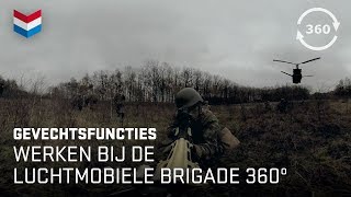 Werken bij de Luchtmobiele Brigade 360º [upl. by Jerad]