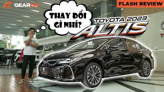 Toyota Altis 2023 Ngoại hình quotCamry hoáquot và trang bị vượt trội xe Hàn  GU Flash Review [upl. by Vlada]