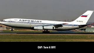 CVR  Aeroflot Flight 521 Hard Landing on runway 200121 September [upl. by Maddox]