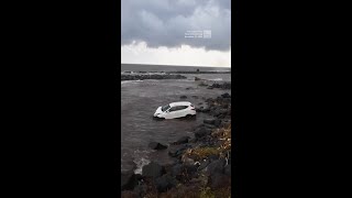 Floods Sweep Cars Out To Sea [upl. by Nabru272]