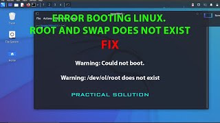 LINUX ERROR FIX Warning devolswap does not exist [upl. by Icat]