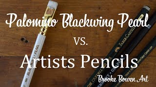 Does the Palomino Blackwing Pearl stand up to Professional Artists Pencils [upl. by Nnave]