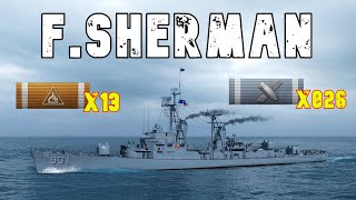 World of WarShips Forrest Sherman  4 Kills 345K Damage [upl. by Kaiser]