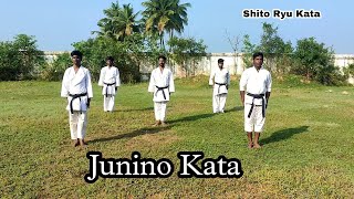 junino kata  shito ryu kata  master martial arts  kata  basic kata  karate wkf kata [upl. by Sion222]