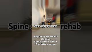 Spina bifida spinealignment spinealignment trendingreels viralvideo rehabilitationcenter [upl. by Seravaj914]