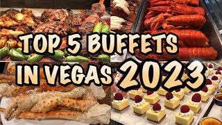 Top 5 Buffets in Las Vegas 2023 [upl. by Mosi]