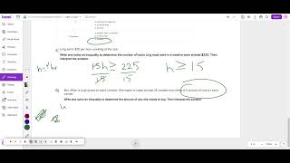 AM7 7 7 Part 2 One Step Inequalities MultDiv Application [upl. by Gleich]