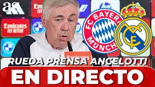 ANCELOTTI Y FEDE VALVERDE EN DIRECTO  RUEDA DE PRENSA previa BAYERN  REAL MADRID [upl. by Auehsoj]