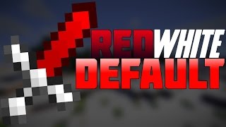 ZERO LAG Red and White Default themed PvP Texture Pack [upl. by Wong123]