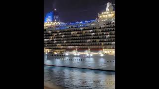 MV Britannia Departure Ibiza Cruiseship travel povtravels shorts ibiza eivissa [upl. by Aititel]