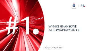 Wyniki finansowe za 3 kwartały 2024 roku  Konferencja prasowa Cz 2 [upl. by Tori]