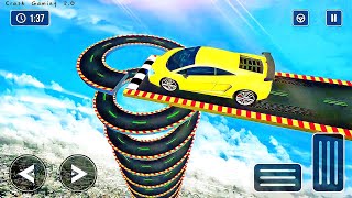 Car Games 3D Stunt Racing Game  Master Car Racing Mega Ramp Stunts Android GamePlay [upl. by Airretnahs252]