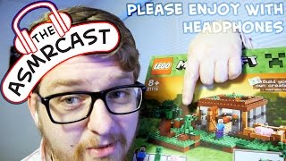 ASMR Building Lego Minecraft First Night 21115 Male Whispering Softly Speaking Ear To Ear [upl. by Iuqcaj618]