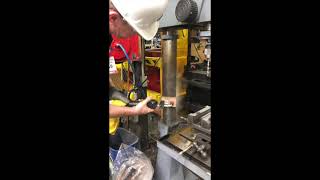 DVC Dry Vapor Cleaner Toyota Drill Press Rust Cleaning [upl. by Airasor]