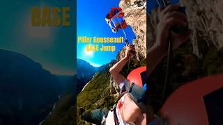 Pilier Gousseault Verdon  BASE Jump basejump france verdon [upl. by Vaientina]