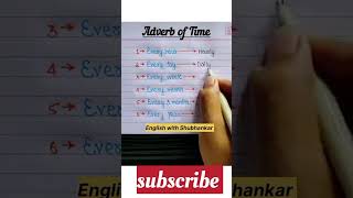 Adverb of time english englishlanguage youtubeshorts [upl. by Tenej]