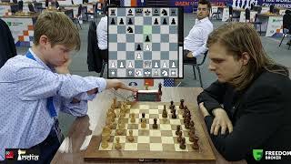 16yearold youngster takes on Super GM  Volodar Murzin vs Richard Rapport  World Rapid 2022 [upl. by Lihkin35]