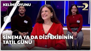 Sinema ya da dizi ekibinin tatil günü  Kelime Oyunu [upl. by Aihsyt]