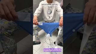 Wearable urine bag 😶 medical urine easy easytouse nopainnogain pain drainage patience [upl. by Yentiw]