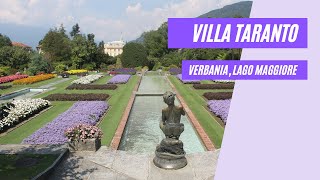 GIARDINI BOTANICI DI VILLA TARANTO  Verbania Lago Maggiore [upl. by Icyak544]