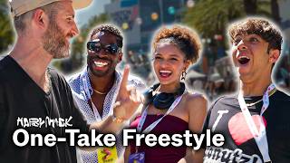 Harry Mack 13 Minute OneTake Freestyle Through VidCon [upl. by Japha]