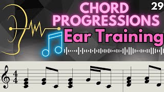 Chord Progressions using ii and iii  HandsFree Ear Training 29 [upl. by Htehpaj]