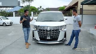 DELIVER TOYOTA ALPHARD NEW FACELIFT 25 SC YEAR 2019 TO MR KHAIRUL HOHAIFI FROM TERENGGANU [upl. by Scibert281]