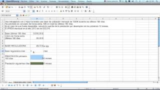 Ejercicio para Calcular Cuantia de quotParoquot Calculo de prestación por desempleo 2 [upl. by Oguh]