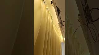 Wooden Pelmet For AC amp Curtain home carpenter shorts ytshorts youtubeshorts interior pelmet [upl. by Wandy]