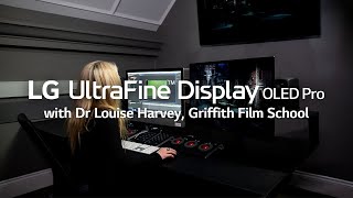 LG UltraFine  OLED Pro 32 EP950 review by Louise Harvey I LG [upl. by Naz337]