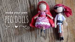 Make your own peg dolls [upl. by Koressa675]